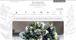 Desktop Screenshot of fleuriste-leliseron.com